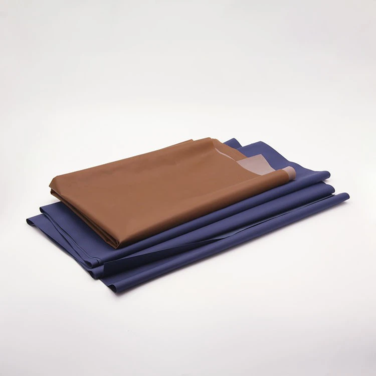 60% polyester 40% polyuréthane mat mat imperméable tricot tissu Jersey extensible enduit PU tissu Spandex extensible revêtement Pu carbone